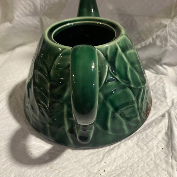 Vintage Pier One Jade Leaves Teapot - Picture 4 of 5